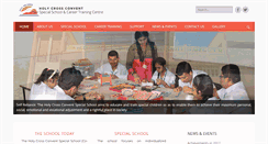 Desktop Screenshot of holycrossspecialschool.in