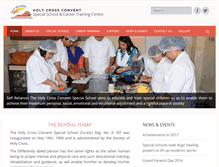 Tablet Screenshot of holycrossspecialschool.in